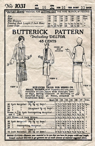 Butterick 1031