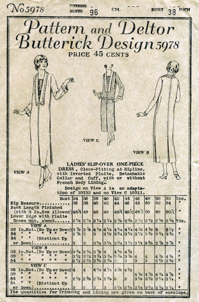 Butterick 5978