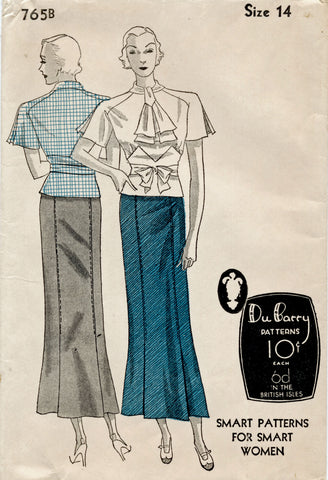 The Blue Gardenia  Vintage Sewing Patterns
