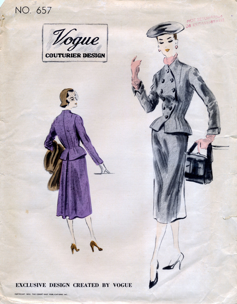 Vogue Couturier Design 657
