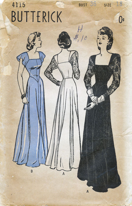 Butterick 4115 – The Blue Gardenia