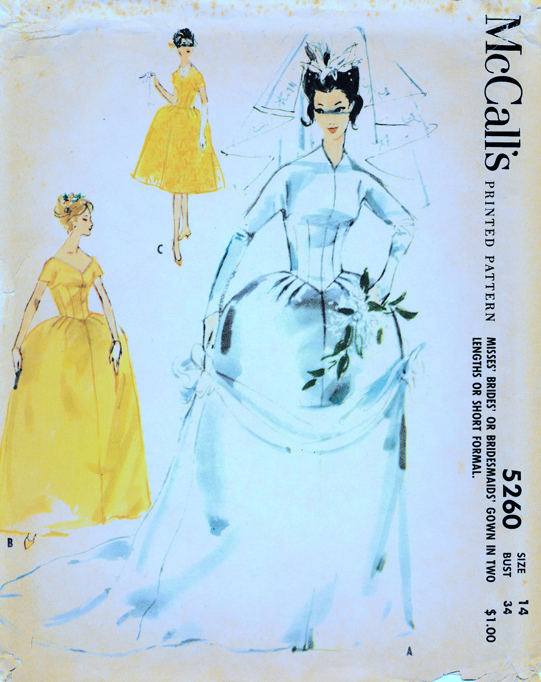 McCall's 5260 The Blue Gardenia McCall's 5260 The Blue Gardenia
