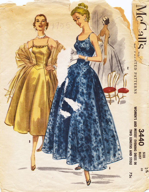 McCall's 3440 The Blue Gardenia McCall's 3440 The Blue Gardenia