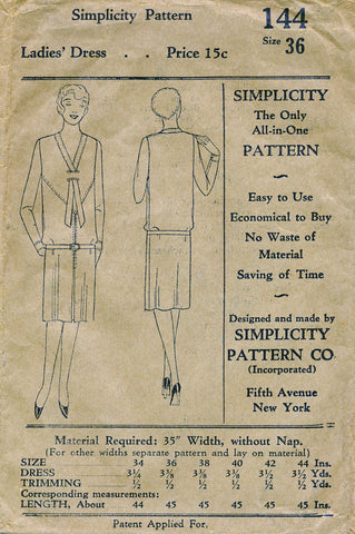 Simplicity 144