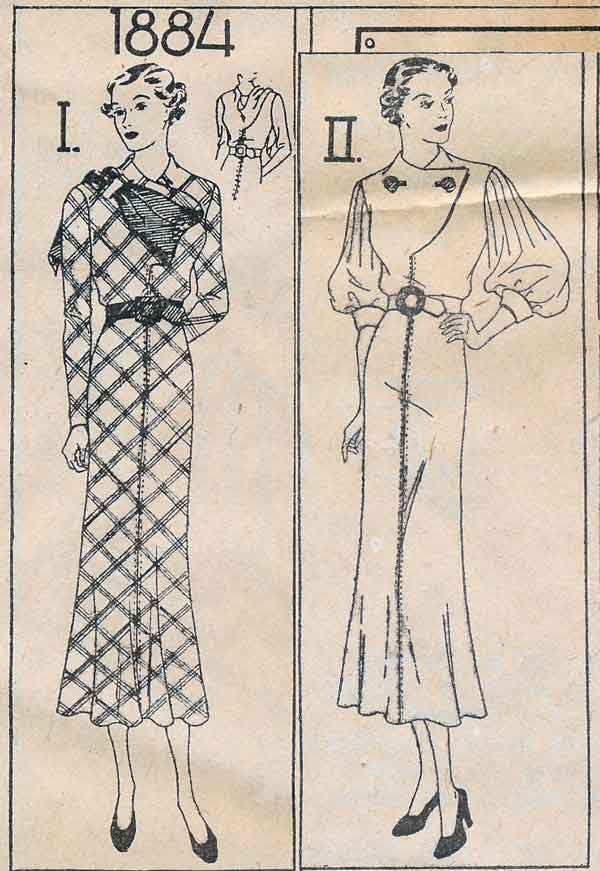 Simplicity 1884 Pattern Simplicity 1884 – The Blue Gardenia