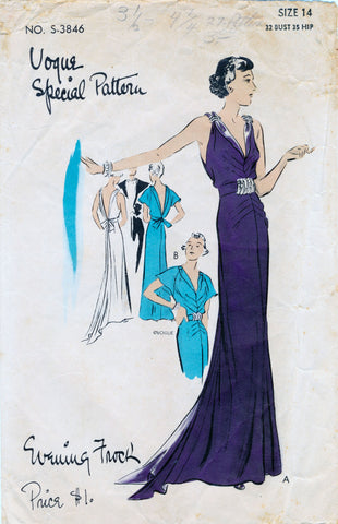 Vogue Special Pattern 3846