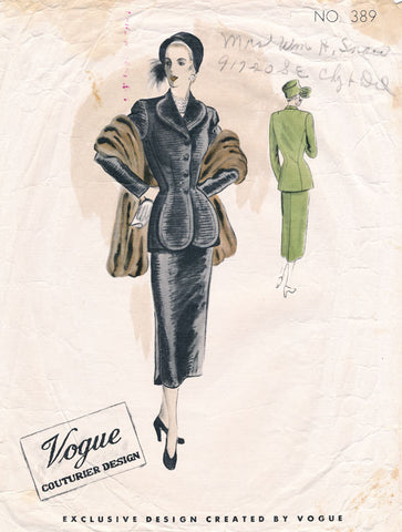 Vogue Couturier Design 389