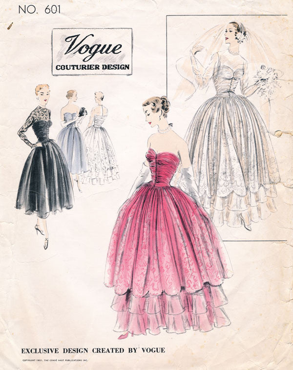 Vogue Couturier Design 601 The Blue Gardenia Vogue Couturier Design 601 The Blue Gardenia