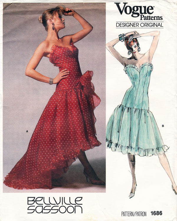 Vogue Designer Original 1686 – The Blue Gardenia